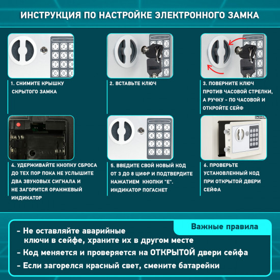 Сейф мебельный