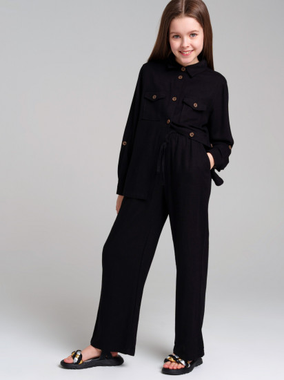 Брюки текстильные для девочек