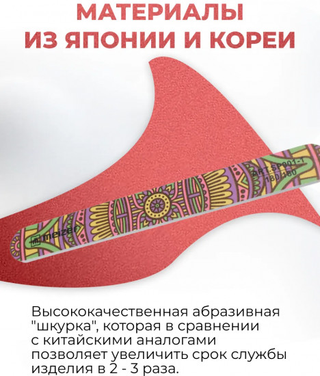 Пилка для ногтей шлифовочная