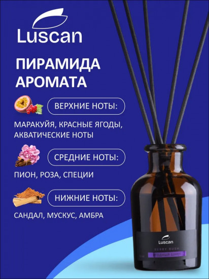 Аромадиффузор с палочками «Ягодный букет. Berry Bush»