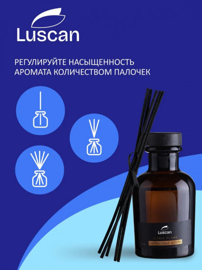 Аромадиффузор с палочками «Цитрусовый шлейф. Citris Plume»