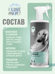 Спрей увлажняющий для распутывания и блеска шерсти животных - Фото 4