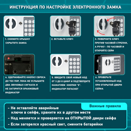 Сейф мебельный