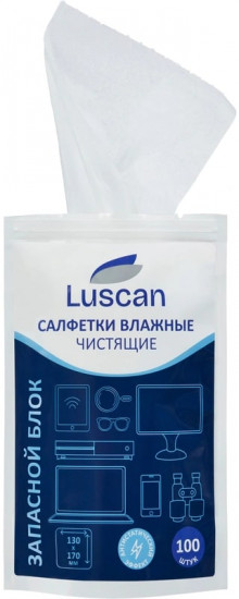 Салфетки влажные для экранов сменный блок