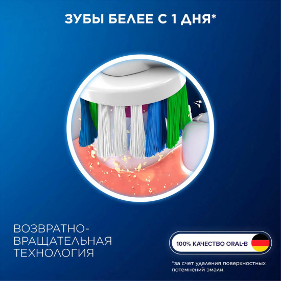 Набор насадок сменных для электрической зубной щетки «Pro 3D-White»