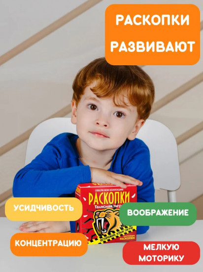 Набор для проведения раскопок «Талисман тигра»