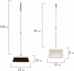 Совок для мусора со щеткой - Фото 16