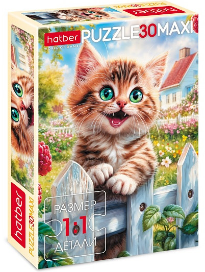 Пазл «Счастливый котик»