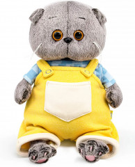 Игрушка мягкая «Басик в комбинезоне на лямках» - Фото 3