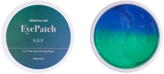 Гидрогелевые патчи для глаз с гиалуроновой кислотой и E.G.F «Two Tone E.G.F Hydrogel Eye Patch»