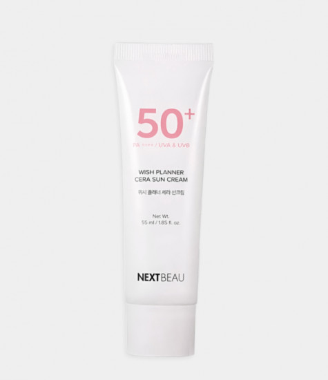 Крем для лица с церамидами солнцезащитный «Wish Planner Cera Sun Cream» SPF50+ PA++++