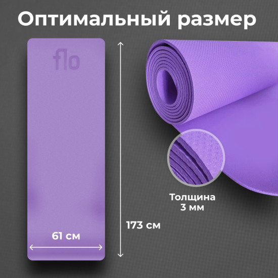 Коврик для йоги и фитнеса
