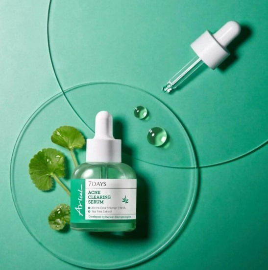 Успокаивающая сыворотка с центеллой «7days AC Cica Blemish Serum»