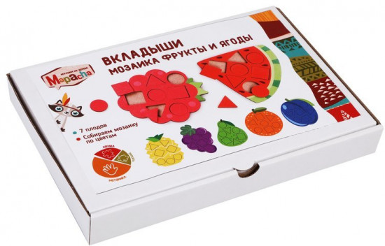 Мозаика-вкладыш «Фрукты»