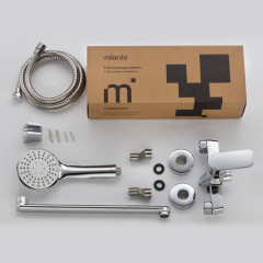 Смеситель для ванны с длинными изливом - Фото 4