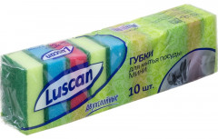 Набор губок для мытья посуды с абразивным слоем - Фото 2