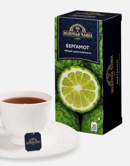 Чай чёрный байховый с ароматом бергамота