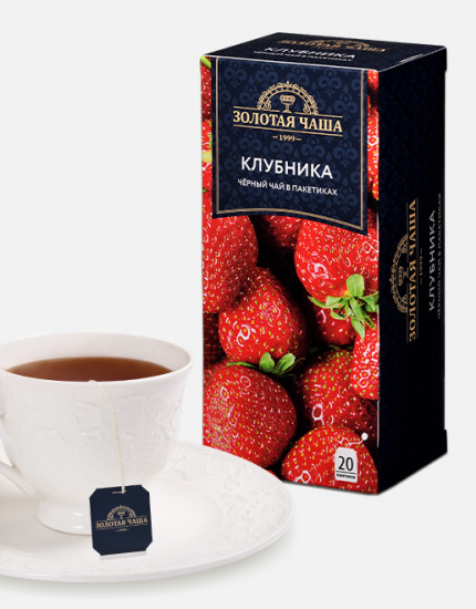 Чай чёрный «Клубника»