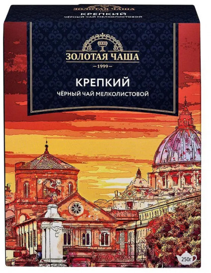 Чай чёрный крепкий мелколистовой