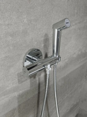 Смеситель с гигиеническим душем встраиваемый - Фото 2