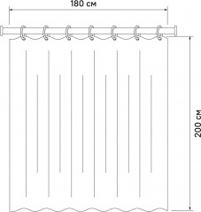 Штора для ванной комнаты - Фото 10