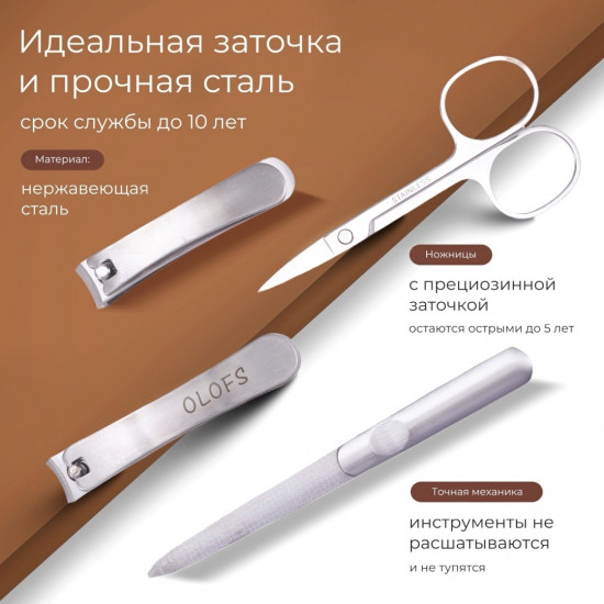 Набор маникюрных инструментов OLO-10