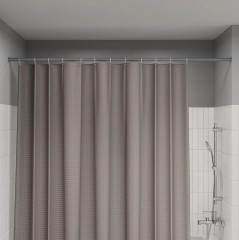 Карниз для ванной комнаты раздвижной телескопический - Фото 4