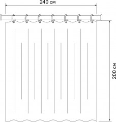 Штора для ванной комнаты - Фото 9