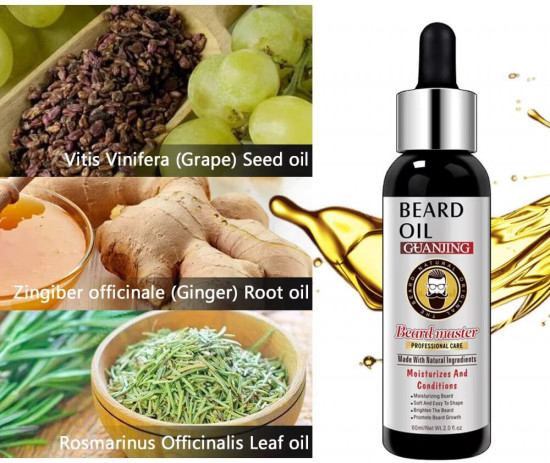 Масло для роста бороды «Beard Oil Guanjing»