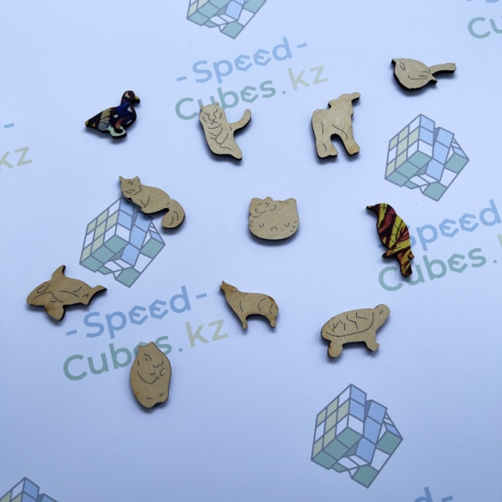 Пазл «Волк Wooden Puzzle 018»