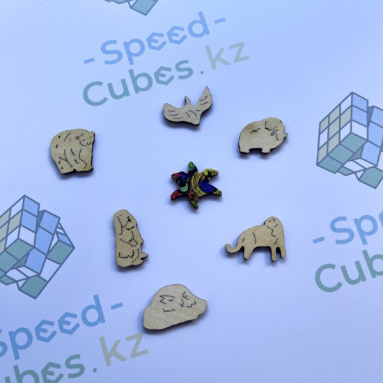 Пазл «Дельфин Wooden Puzzle 019»