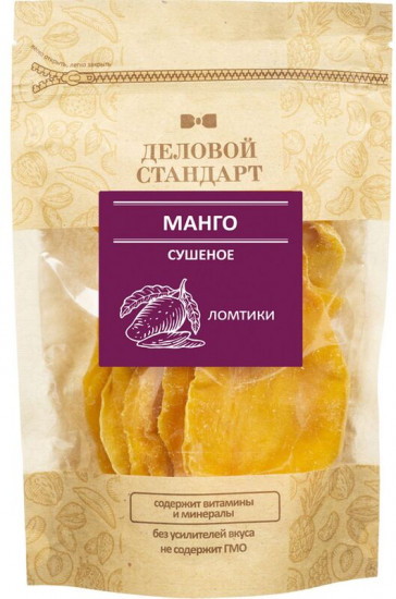 Манго сушеное ломтики