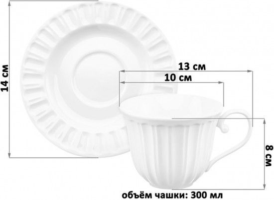Чайная пара «Ампир»