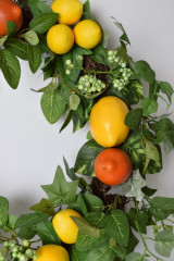 Венок из искуственных фруктов «Лето в Италии» - Фото 1