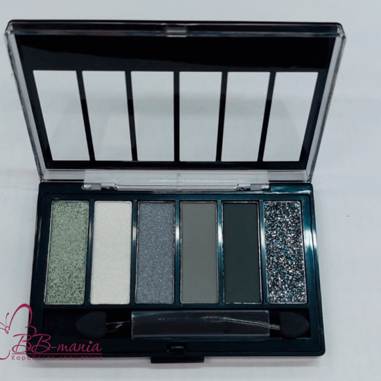 Палетка теней для век «Creates Graphics Top Professional Eyeshadow», оттенок №02 Роскошная Платина