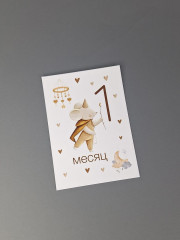 Набор карточек для фотосессии малыша по месяцам - Фото 11