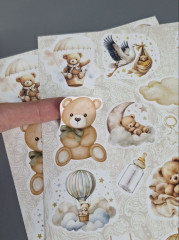 Набор карточек для фотосессии малыша по месяцам - Фото 12