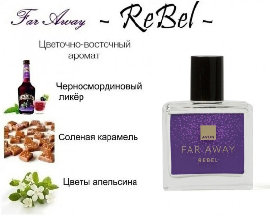 Парфюмерная вода «Far Away Rebel»