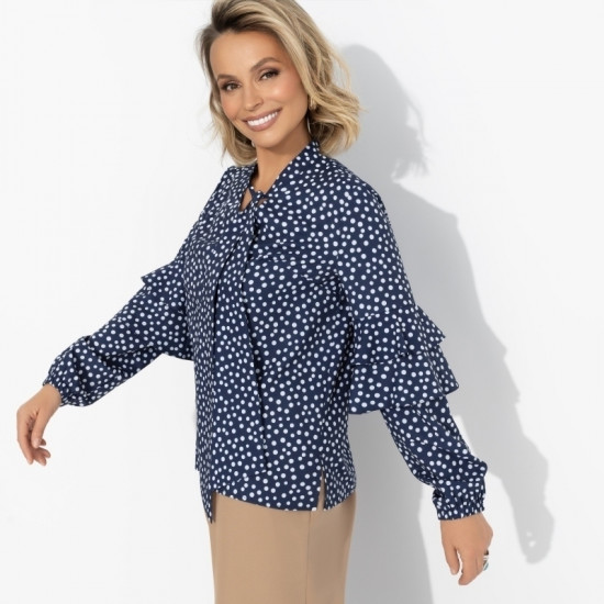 Блуза женская с воланами Без права на скуку