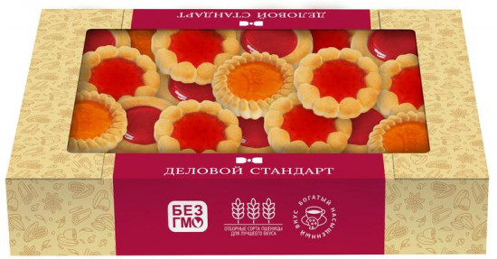 Печенье сдобное с мармеладными начинками «Ассорти»