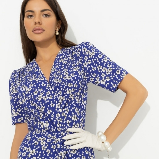 Платье женское из вискозы Амур настиг (синий)