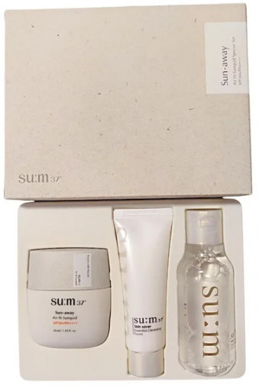 Набор уходовой косметики для лица «Sun-away Air fit Sunquid Set»