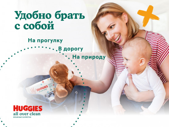 Салфетки Влажные «All over clean»
