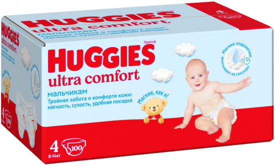 Подгузники для мальчиков «Ultra Comfort»