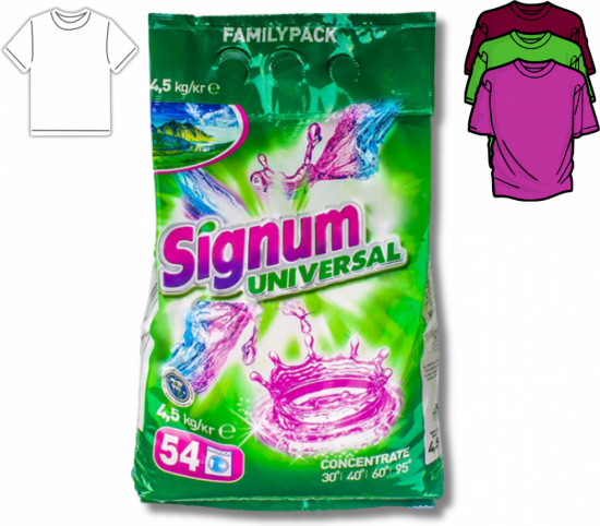 Порошок стиральный «Signum Universal»