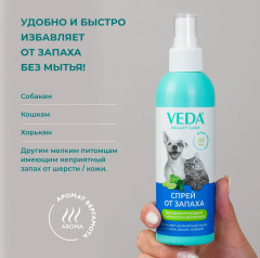 Спрей для собак, кошек и хорьков дезодорирующий с ароматом бергамота - Фото 1