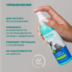 Спрей для собак, кошек и хорьков дезодорирующий с ароматом бергамота - Фото 3