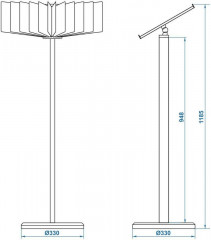 Демонстрационная система напольная - Фото 1