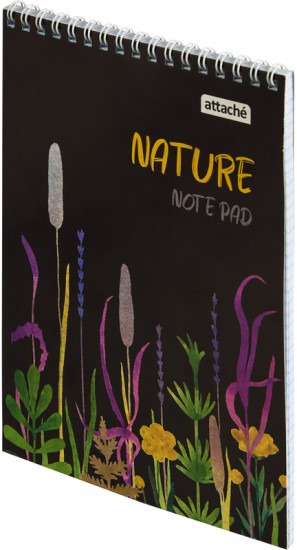 Блокнот «Nature Black flowers»
