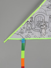 Змей воздушный-раскраска «Зверятки» - Фото 3